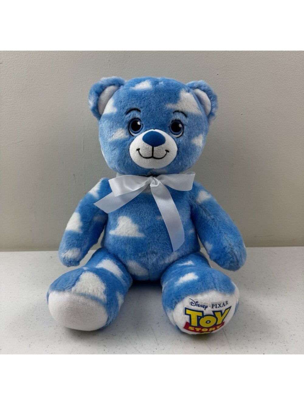 Bear Stash Jar  Blue & White Bear Plush Hide Valuables Secret Storage